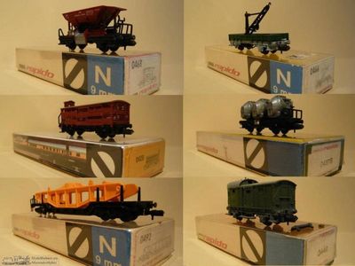 Konvolut 9x Arnold N Güterwagen; Raritäten, Sammler - Artikelbild