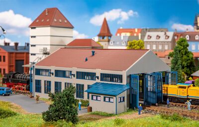 Faller - 222107 - Moderner Lokschuppen, 2-ständig - Artikelbild