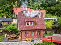 Faller - 331091 - Brennendes Klinkerhaus