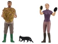 Faller - 331519 - Pferdepfleger und Katze