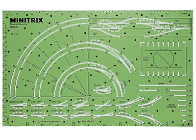 Trix - 66600 - Minitrix-Gleisplan-Schablone - Artikelbild