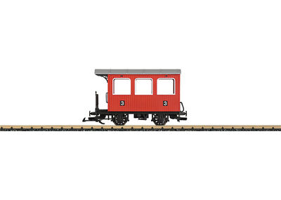 LGB - 93402 - Personenwagen, rot - Artikelbild