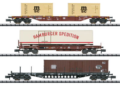 Trix - 18702 - Güterwagen-Set Containerverkehr - Artikelbild