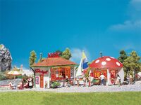 Faller H0 - 120135 - Kiosk und Pilzkiosk