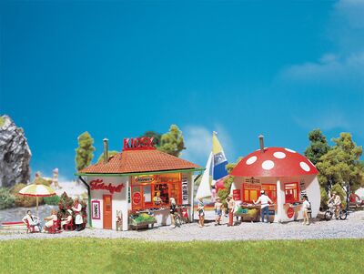 Faller H0 - 120135 - Kiosk und Pilzkiosk - Artikelbild