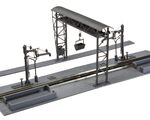 Faller H0 - 120149 - Ausschlackanlage mit Bockkran - Artikelbild