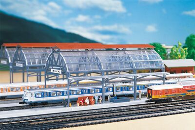 Faller N - 222128 - Bahnhofshalle - Artikelbild