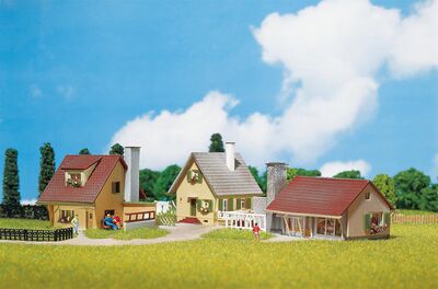 Faller N - 232221 - 3 Einfamilien-Häuschen - Artikelbild
