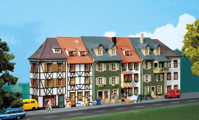 Faller H0 - 130430 - 6 Reliefhäuser - Artikelbild