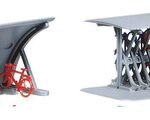 Faller N - 272535 - 2 Fahrradständer mit Fahrrädern - Artikelbild