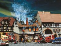 Faller H0 - 130429 - Brandruine Gasthaus Zur Sonne