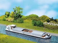 Faller H0 - 131006 - Flussfrachtschiff mit Wohnkajüte