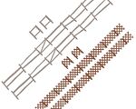 Faller H0 - 180406 - 4 Garten- und Feldzäune, 2360 mm - Artikelbild