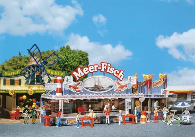 Faller H0 - 140445 - Kirmesbude Meer-Fisch - Artikelbild