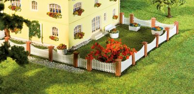 Faller H0 - 180429 - Vorgartenzaun, 385 mm - Artikelbild