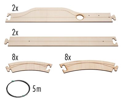Faller - 161900 - Laser-Street Basis-Set Straßenelemente - Artikelbild