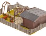 Faller H0 - 180491 - Schrebergarten mit Gartenlaube - Artikelbild