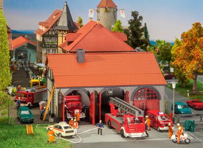 Faller H0 - 130162 - Feuerwehrgerätehaus - Artikelbild