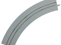 Faller N - 971797 - 4 Tram-Gleise, gebogen, Mini Curved, mit breiter Bettung