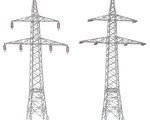 Faller H0 - 130898 - 2 Freileitungsmasten (110 kV) - Artikelbild