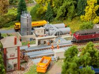 Faller N - 222212 - Öllager mit Dieseltankstelle