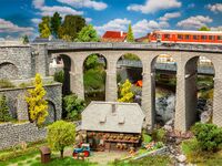 Faller H0 - 120466 - Viadukt-Set, 2-gleisig, gebogen