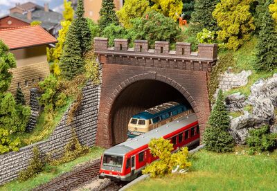 Faller H0 - 120570 - 2 Tunnelportale, 2-gleisig - Artikelbild