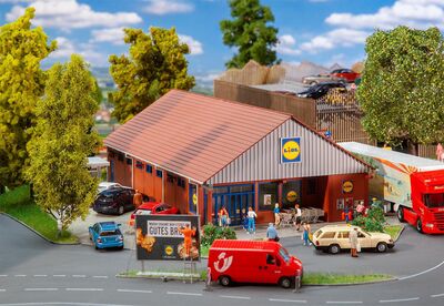 Faller H0 - 130615 - Lidl-Markt - Artikelbild