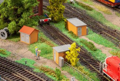 Faller H0 - 120266 - 3 Trafostationen in Ziegelbauweise - Artikelbild
