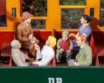 Faller - 331502 - 6 sitzende Waggon-Reisende - Artikelbild