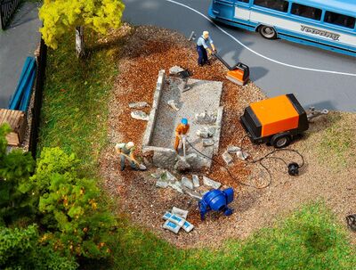 Faller H0 - 180344 - Baumaschinen-Set - Artikelbild