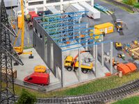 Faller H0 - 130892 - Industriehalle im Bau, Systembau