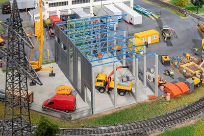Faller H0 - 130892 - Industriehalle im Bau, Systembau - Artikelbild