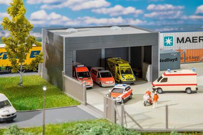 Faller H0 - 130893 - Fahrzeugunterstand, Systembau - Artikelbild
