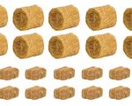 Faller H0 - 181286 - 14 runde und 18 eckige Heuballen - Artikelbild