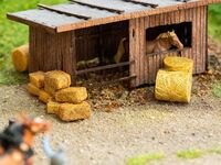 Faller H0 - 181286 - 14 runde und 18 eckige Heuballen