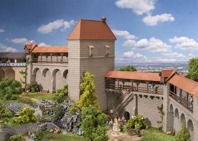 Faller H0 - 130691 - Altstadtmauer-Set Schildmauer - Artikelbild