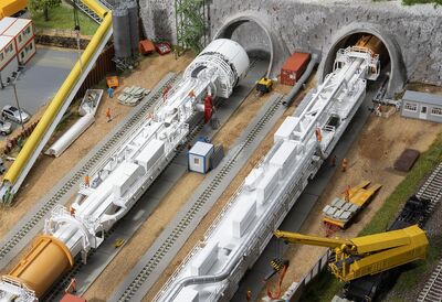Faller H0 - 130900 - Tunnelbohrmaschine Gripper-TBM - Artikelbild