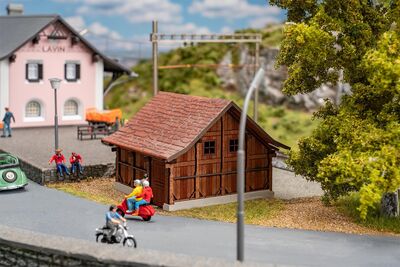 Faller H0 - 120308 - Toilettenhaus Lavin - Artikelbild