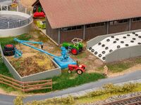 Faller H0 - 130678 - Fahrsilo und Misthaufen mit Kran