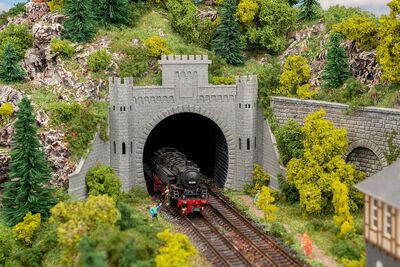 Faller N - 272589 - Tunnelportal, 2-gleisig - Artikelbild