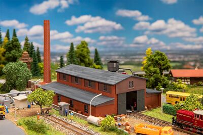 Faller N - 231720 - Fabrik mit Schornstein - Artikelbild