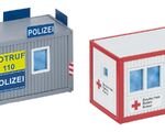 Faller H0 - 180338 - Bürocontainer Polizei und DRK - Artikelbild