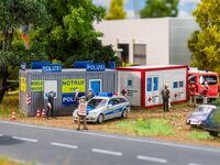 Faller H0 - 180338 - Bürocontainer Polizei und DRK