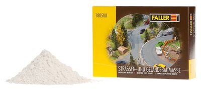 Faller 0 - 180500 - Straßen- und Geländebau-Spachtelmasse, weiss, 500 g - Artikelbild
