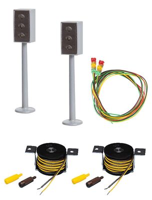 Faller 0 - 161656 - 2 LED-Ampeln mit Stopp-Stellen - Artikelbild