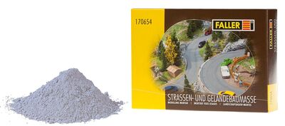 Faller 0 - 170654 - Straßen- und Geländebau-Spachtelmasse, grau, 500 g - Artikelbild