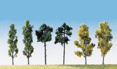 Faller H0 - 181488 - 6 Bäume, sortiert - Artikelbild