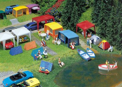 Faller H0 - 130504 - Camping-Zelte-Set - Artikelbild