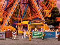 Faller H0 - 140358 - Kirmes-Absperrzäune und -Schilder, 720 mm